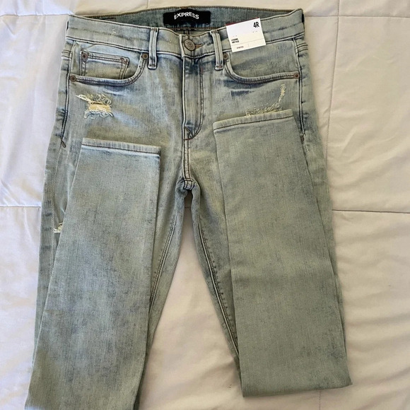 Express distressed skinny denim - Picture 7 of 10